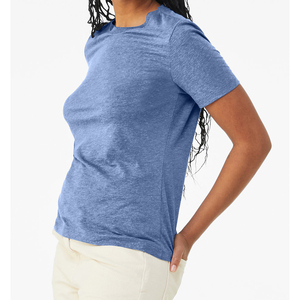 <b>Tee</b> Tshirts Shirt Ladies <b>White</b> Print Blank Summer <b>Plain</b> T-Shirt <b>Plain</b> 100 Cotton O Neck Womens T Shirts - Product Image 2