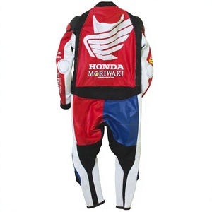ชุดจั๊มสูทมอเตอร์ไซค์ Zonda MotoCP Moriwaki หนังวัว/หนังจิงโจ้ สำหรับขับขี่มอเตอร์ไซค์/ชุดแข่งรถมอเตอร์ไซค์ สำหรับนักขี่มอเตอร์ไซค์ระดับมืออาชีพ - Product Image 2