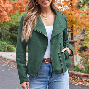 Chaqueta de cuero para mujer, estilo occidental, nueva con flecos, de gamuza auténtica, estilo vaquera, para mujeres adultas. - Product Image 2