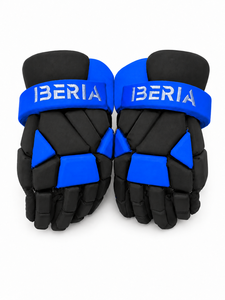 IBERIA Professional Premium Wholesale Black Blue Lacrosse <b>Gloves</b> for Men | Padded Protective Lacrosse <b>Gloves</b> | Custom Team <b>Glove</b> - Product Image 5