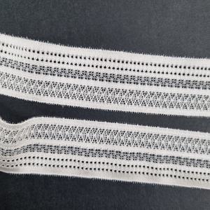 Tissu en dentelle extensible à œillets rayés, 3 cm de large, léger, élastique, pour lingerie, sous-vêtements, vêtements, usage décoratif - Product Image 4