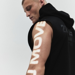 Sweat-shirt à capuche oversize sans cordon pour homme, en coton 500 g/m², coupe décontractée, idéal pour l'entraînement – Vente en gros - Product Image 4