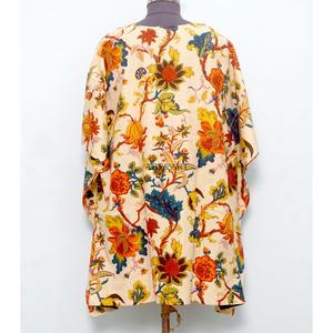 Robe Kaftan 100% Coton pour Femme – Confortable, Élégante, Manches Courtes, Dentelle Délicate – Idéale pour Soirée, Mariage, Cérémonie – Fermeture Boutonnée - Product Image 5