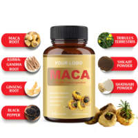 Capsules de Maca pour le soutien énergétique, durée de conservation de 2 ans, capsules pour l'amélioration masculine, stimulent la vitalité.