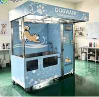 Station de lavage pour chiens en libre-service, fonctionnant à monnayeur, pour parc animalier