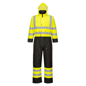 Combinaison de travail de sécurité en coton haute visibilité, combinaison de travail industrielle, combinaison de travail de construction, combinaison de protection durable - Product Image 2