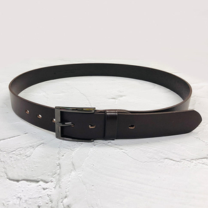Cinturón Casual de Cuero Genuino Italiano Hecho en Corea, Duradero, Ancho 33mm, Largo 110cm, HN07 - Product Image 3