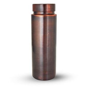 Glossy Antique Finish Copper <b>Water</b> <b>Bottle</b> Handcrafted Leakproof Reusable Ayurvedic Drinking <b>Bottle</b> for Daily Hydration - Product Image 4