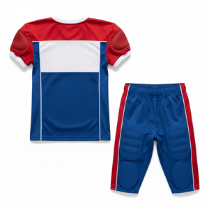 Durable American Football Uniform Custom Design Sublimation Breathable Fabric Game Jersey <b>Pants</b> Professional Team Kit - Product Image 3