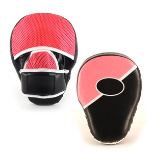 Boxing Target Pad PU <b>Material</b> Breathable <b>Red</b> Black White Training Equipment for Kickboxing and Boxing Practice - Product Image 1