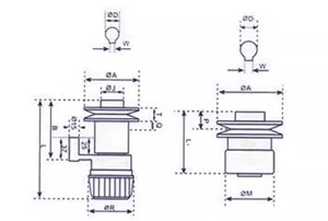 Poulie à vitesse variable PA-88-18, poulie d'entraînement, moteur 0,4 kW, pour machine d'emballage, diamètre de l'alésage 18 - Product Image 4