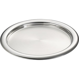 Stainless Steel Rectangular Serving Tray Ornate Rim <b>Buffet</b> Platter Dining <b>Table</b> Presentation Grandeur - Product Image 2