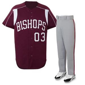 ชุดเสื้อผ้าซอฟต์บอลและกางเกงรุ่น ODM แห้งเร็วแบบปรับแต่งได้ผ้าแห้งเร็วระบายอากาศได้ใส่สบาย - Product Image 1