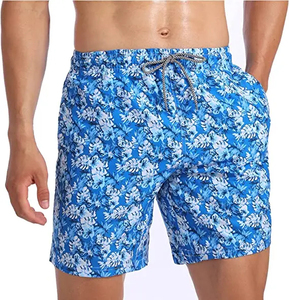 Shorts de bain pour hommes en polyester 100% à séchage rapide, personnalisables en gros, imprimés par sublimation, doublure en maille écologique, style décontracté - Product Image 5