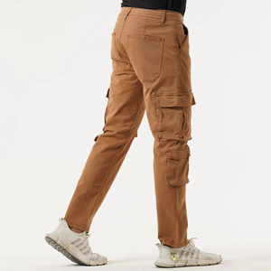 Pantalones Cargo Color Caqui para Hombre, Pantalones con Bolsillos, Venta al por Mayor en Europa, Fabricante de Pantalones Cargo para Pedidos al por Mayor - Product Image 5