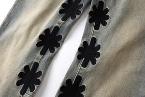 กางเกงยีนส์ LOST SAHDOWS ปักโลโก้ สไตล์ลำลอง คุณภาพสูง ทรงเข้ารูป ขายดีข้ามประเทศ กางเกงเดนิม LOST SHDWS - Product Image 6