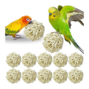 Juguete de ratán para pájaros, para loros, periquitos, cacatúas, natural, ecológico, colorido, venta al por mayor en Vietnam 99GD - Product Image 2