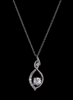 Conjunto de Collar con Colgante de Diamante Cultivado en Laboratorio, Chapado en Oro de 18K, Certificado IGI, Elegante y de Lujo, Collar Solitario para Mujer, Ecológico y Ético
