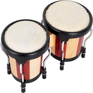 Tambor de <span class=keywords><strong>Bongo</strong></span> de cámara de arce para niños pequeños con cabezas de piel de oveja - Product Image 1
