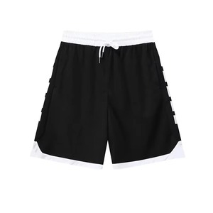 Shorts de basketball personnalisés avec logo imprimé sur le devant, entraînement sportif, séchage rapide, 100% polyester, taille élastique, vêtements de sport pour hommes, équipes - Product Image 6