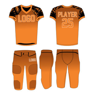 Factory Direct Custom Breathable Eco-Friendly American Football Jerseys Wholesale Team Uniforms Premium Quality Sportswear OEM - Product Image 5