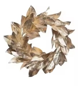 Hot Selling Rounded Wreath Hanger for Front Doors and <b>Christmas</b> <b>Tree</b> Decoration Usage Metal Wreath Garland - Product Image 5