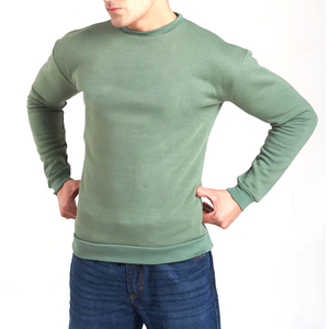 Sweat-shirt homme col rond en molleton de coton doux, coupe décontractée, manches longues, idéal pour l'hiver, le quotidien et la salle de sport. - Product Image 6