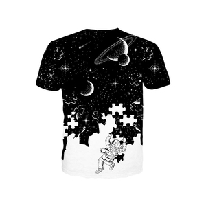 เสื้อยืดซับลิเมชั่นผู้ชายไซส์ใหญ่ ระบายอากาศได้ดี ดีไซน์ใหม่ ผ้าฝ้ายผสมโพลีเอสเตอร์ คุณภาพสูง พิมพ์ลาย - Product Image 2