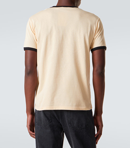 T-shirt Ringer Premium pour Homme, Impression Graphique Personnalisée, Coton, Streetwear, Vente en Gros, T-shirt Ringer Vintage pour Homme, Logo et Impression Personnalisés - Product Image 2