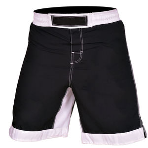 Shorts de combat unisexes pour kickboxing, boxe, MMA, design professionnel, logo personnalisé, respirant, séchage rapide, léger, 100% polyester - Product Image 1