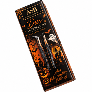 Boîte à cartes imprimée pour Halloween, pour pinces à cils, avec logo personnalisé, emballage en deux ou trois pièces pour pinces à extensions de cils - Product Image 1