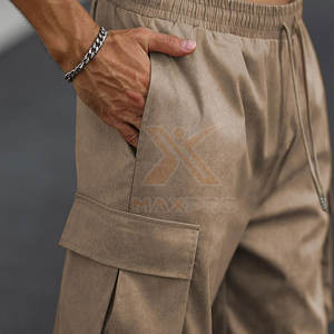 Pantalones Cargo para Hombre de Marca Privada, Pantalones Cargo de Color Liso, Pantalones Cargo con Múltiples Bolsillos - Product Image 6