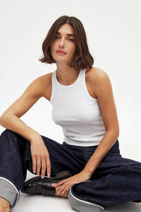 Women Knitted Solid Color Halter Neck Crop Tank <b>Top</b> Casual Style Green - Product Image 3