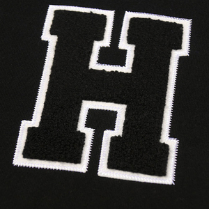 เสื้อฮู้ดดี้ขนแกะปักลายเชนิลคุณภาพสูงสำหรับผู้ชายฤดูหนาว - ผ้าฝ้ายผสมแบบกำหนดเอง เป็นมิตรกับสิ่งแวดล้อม กันลม มีกระเป๋า ทรงปกติ - Product Image 5