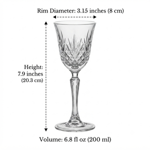 Vintage European-Style Patterned Reusable <b>Wine</b> <b>Goblets</b> for Wedding and Elegant Table Settings - Product Image 2