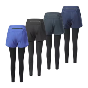 Shorts de compression mi-longs respirants pour hommes, 100 % polyester, multi-poches, écologiques, pour la gym et le jogging, taille mi-haute, séchage rapide - Product Image 6