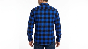 Men's Plaid Flannel <b>Shirt</b> Long Sleeve Button Front Casual Woven Check <b>Shirt</b> for Everyday Wear - Product Image 3