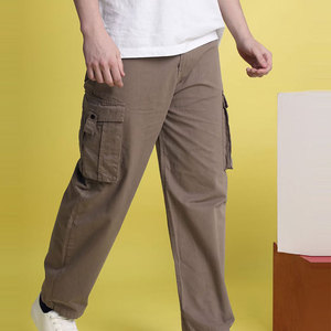 Pantalons larges et amples pour hommes avec un confort urbain, coupe décontractée, pantalons cargo amples pour hommes pour tous les jours - Product Image 3