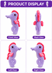 Lindo Peluche de Caballito de Mar, Juguete de Peluche Suave de Velboa, Almohada de Animal Marino, Regalo para Niños, Personalizado, OEM, Venta al Por Mayor - Product Image 3