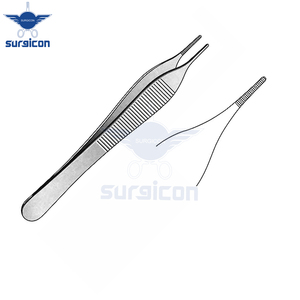 Pinzas Adson de 12 cm / 4-3/4 Pulgadas, Instrumento Quirúrgico de Acero Inoxidable para Manipulación de Tejidos con Puntas Finamente Dentadas para Uso General - Product Image 5