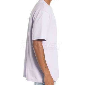 Camiseta Extra Grande para Hombre, Estilo Urbano, Holgada, Mezcla de Algodón, Ligera y Cómoda, Perfecta para Salidas Informales - Product Image 4