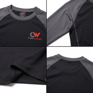 Camiseta Interior de Compresión de Manga Larga para Hombre, Tejida, con Material de Spandex/Poliéster de Secado Rápido, Lavable a Máquina - Product Image 4