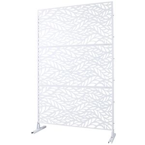 Divisorio Decorativo in Metallo Autoportante per Interni/Esterni, 193 cm (H) x 122 cm (L), per Balcone e Terrazza, per Privacy e Spazi Esterni - Product Image 3