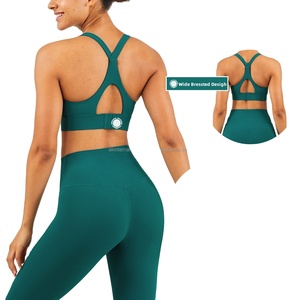 Soutiens-gorge de sport de yoga à boucle réglable noire OEM de haute qualité pour femmes hauts de fitness de haute qualité en gros - Product Image 1