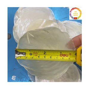 Handmade Natural Capiz Shell <b>Curtain</b> Panels Polished White Rounds for Home Decor Wedding Party and Beach Style Designs - Product Image 1