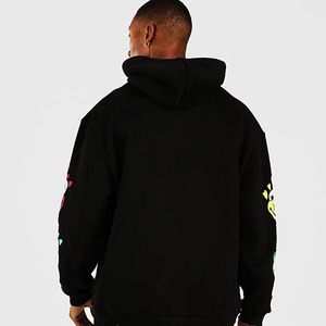 Fifth Gear International Custom Wholesale Unisex Winter Sporty Loose Fit Cotton Tracksuit Hooded Casual Windproof Logo Acid Wash - Product Image 3