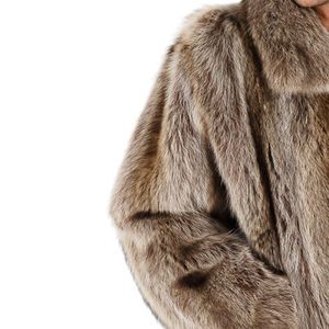 Abrigos de Piel de Oveja Genuina con Forro de Piel Sintética de Zorro, Transpirables, Tallas Grandes, Cálidos para Invierno - Product Image 3