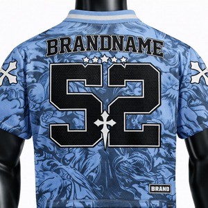 High Quality American Football Jersey and Shorts Set Breathable Sports Uniform Personalized Team Wear for Training Matches - Product Image 6