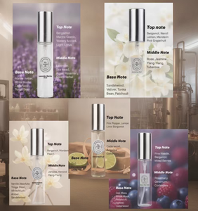 Bruma corporal de alta gama de 30 ml hecha con ingredientes naturales de Francia, está certificada según el estándar de seguridad IFRA y cuenta con 5 aromas diferentes. - Product Image 6