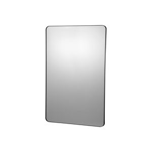 Wall Mounted <b>30</b>\" <b>X</b> <b>40</b>\" Makeup Mirror 0.15\" Thick Aluminium Alloy <b>Frame</b> Explosion Proof Film Scratch Resistant Bath Mirror - Product Image 1
